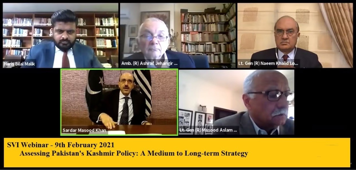 Webinar on “Assessing Pakistan’s Kashmir Policy: A Medium to Long-term Strategy”-Published in APP